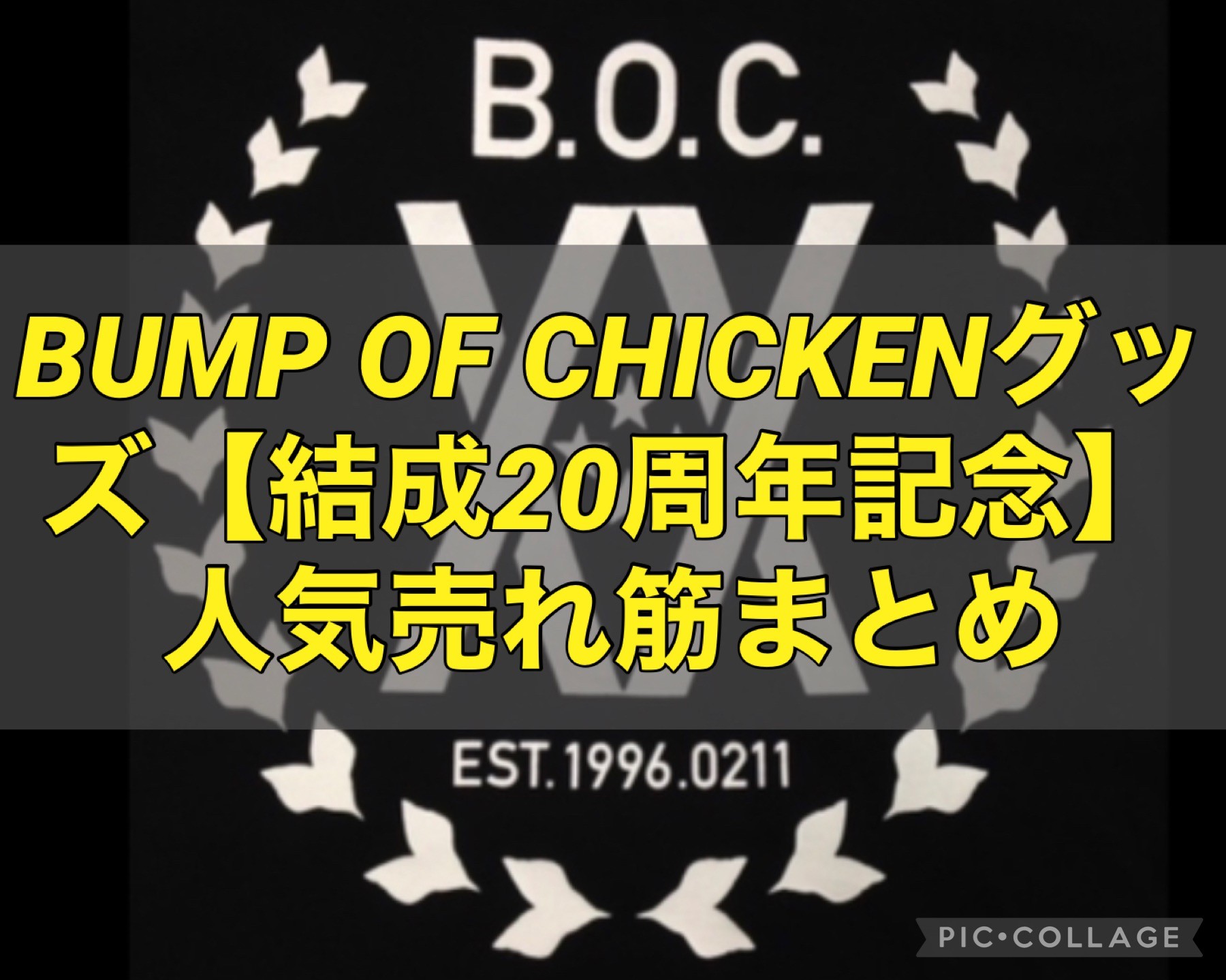 BUMP OF CHICKENグッズ【結成20周年記念】人気売れ筋まとめ | kitizou blog